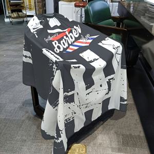 TEMU 헤어 스타일링용 컬러풀 케이프, 트렌디한 레트로 디자인의 이발소 및 홈 살롱용, 머리카락이 묻어나는 것을 방지하기 위해 특별히 제작되었습니다. 이 대형 사이즈의 헤어 스타일링 케이프는 인플루언서들 사이에서 인기가 많고 전문 헤어 스타일리스트에게 이상적입니다.