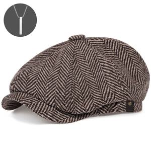 TEMU 2개 세트 원 모자 플러스 원 목걸이 남성 뉴스보이 캡 트위드 가스파리니 모자 아이비 택시맨 플랫캡 골프 모자, 아버지 여성 남녀 공용|목걸이|모자|남자목걸이