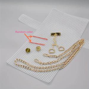 TEMU 6개/세트 보조 직조 플라스틱 메쉬 키트 DIY 가방 액세서리, 흰색 네트 커버 - 핸드백, 공예, 스티칭, 선물용, 크로셰, 성인 공예, 재봉 패브릭, 재봉 액세서리, DIY, 크로셰팅, 공예 키트
