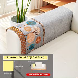 TEMU 1개 70개월 라운드 트리 소파 쿠션, 두꺼운 셔닐 패브릭 소파 쿠션, 우아하고 세련된 모던 소파 커버, 반려동물 친화적 미끄럼 방지 소파 보호대, 사계절 내구성 가구 보호대, 침실, 사무실, 거실 홈 데코에 적합|소파패드