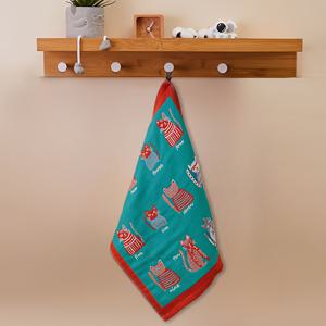 TEMU 2025 귀여운 핸드타월 & 대형 워시클로스 - 부드럽고 털 빠지지 않는 욕실 & 얼굴 타월, 고양이 패턴 (태비, 턱시도, 페르시안), 내구성 강화, 욕실, 샤워용 - 손세탁 전용, 팜하우스 스타일|샤워타올