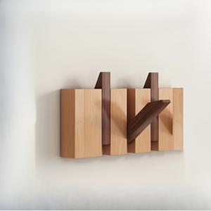 TEMU 창의적인 피아노 건반 벽걸이 랙, 벽걸이 코트 랙, 접이식 수납 선반, 고체 나무 코트 걸이, 모자 걸이, 현관, 거실, 침실 공간 절약형 수납에 적합, 실내 장식용 미니멀 벽 장식