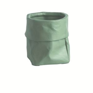 TEMU 노르딕 인더스트리얼 시크 세라믹 화분 - 배수구 포함, 실내/실외용 - 모던 팜하우스 스타일, 스칸디나비아 디자인, 사막 장식, 선인장·다육성 식물·민들레용, 크래프트 페이퍼 질감