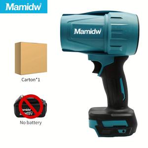 TEMU 마미드 브러시리스 터보 전기 블로워 개인용 쿨링 핸드블로우 에어 드라이어, 마키타 18V 배터리 호환 핸드헬드 공기 냉각 도구|서큘레이터선풍기