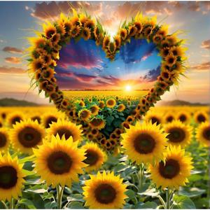 TEMU DIY 5D 페인팅 키트, 아름답고 독특한 하트 디자인, 초보자 및 성인용, 아크릴 PMMA 아트 세트, 라운드 , 액자 없는 벽 장식, 수제 선물, 휴일 선물, 다양한 사이즈|보석십자수