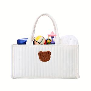 TEMU 다기능 기저귀 가방 - 대용량 접이식 정리함, 넉넉한 여행용 베이비 캐리어 동반자, 휴대용 모든 베이비 (엄마와 아빠도 사용 가능)