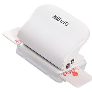 TEMU 흰색 6구 종이 펀치, 스테이플러, 루스리프 책 정리 용품, 노트 및 다이어리용 휴대용 수동 구멍 펀치, 내구성이 뛰어나고 휴대 가능, 사무실 루스리프 펀칭, 가정용 A4 종이 정리 및 학교 구멍 펀칭에 적합|A4용지