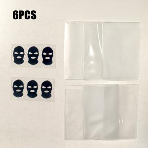 TEMU 6개입 ID 카드 프라이버시 보호 슬리브, PVC 무광 코팅 카드 홀더 | 운전면허증용 방자성, 사무실, 학교, 신용카드, 작업 허가증 및 키카드에 적합|오피스룩