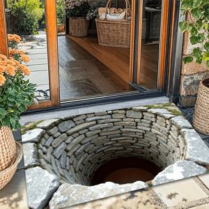 TEMU 무한한 심연의 광학 미술을 특징으로 하는 미끄럼 방지 매트입니다. 2D 프린트 디자인으로 제작되었으며, 내구성이 뛰어나고 흡수성이 뛰어난 폴리에스터 욕실 매트입니다. 인조석 질감으로 제작되었으며, 실내 및 실외 모두에서 사용할 수 있으며, 욕실, 주방에 적합합니다.