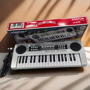 TEMU 37건반 휴대용 전자 피아노 키보드 - USB 전원, 마이크 포함, 어린이를 위한 적합, 흰색 키보드, 모든 수준에 적합, 휴대용 피아노, 청소년을 위한 학습 도구, 생생한 키보드 디자인, 사용하기 쉬운 버튼|키보드