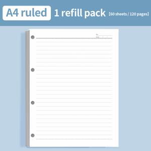 TEMU BRAVE ELK 빈티지 A4 바인더 노트북, 스웨이드 하드 커버 - 천공 펀치 페이지, 탭 라인 시트로 저널링, 비즈니스 플래닝 및 여행용 - 개인화 가능한 하드커버 바인더 북 (A4 사이즈)|A4용지