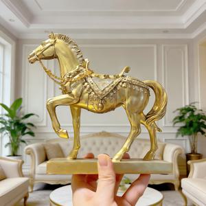 TEMU 고급 말 아트 피규어, 발렌타인데이, 현관, 책장에 완벽