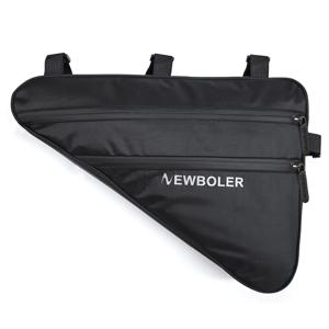 TEMU 뉴볼러 자전거 가방 삼각형 탑 튜브 백 프론트 랙 팬니어 대용량 마운틴 바이크 도구 키트 사이클링 기어