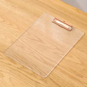 TEMU 클립이 있는 고품질 아크릴 클리핑보드 1개, 12.2 x 8.66인치 크기 - 투명한 클리핑보드로 100장의 용지 보관 가능, A4 사이즈, 현대 미술 애호가 및 사무용품에 적합|A4용지|클립보드