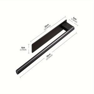 TEMU 공간 절약형 스테인리스 수건 바 - 벽걸이형, 드릴 없는 설치, 수건 및 액세서리용 욕실 정리대|수건|샤워타올