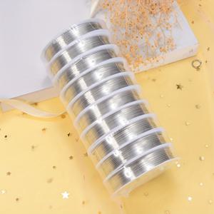 TEMU 10롤의 화려한 컬러 구리 와이어 - 0.3/0.4mm 두께, 유연한 비즈 스트링 와이어, 가정용, 수제, 스타일링 및 모양 조정 DIY 주얼리 액세서리 - 공예 및 비즈 프로젝트에 완벽함