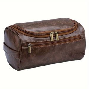 TEMU 남성용 대용량 여행용 세면도구 보관 가방, 면도용 접이식 도프 키트, 출장 및 야외 활동용 휴대용 가방, 남편을 위한 완벽한 크리스마스 또는 결혼 선물