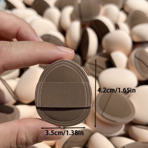 TEMU 신상 밀크 스킨 핑거팁 마시멜로 미니 에어 쿠션 스펀지 컨실러 스펀지 건식 및 습식 듀얼 스펀지