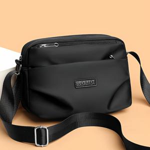 TEMU 선호하는 가방 스타일: 여성용 나일론 크로스바디 백, 컴팩트 다용도 폰 퍼스, 엄마 숄더 토트백, 대용량 캐주얼 쇼핑백