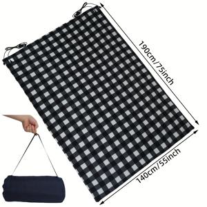 TEMU USB 온열 침낭 라이너, 캠핑 난방 매트, 전기 담요, 백패킹 및 캠핑 텐트 히터에 적합한 여행용 시트, 크기: 190X140Cm/74.8X55.1 Inches|이불|캠핑매트