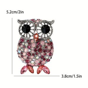 TEMU 패셔너블한 부엉이 브로치, 빈티지 우아한 동물 코사주, 드레스, 셔츠, 정장, 정장복, 스웨터, 스카프, 숄, 코트, 모자용, 데일리, 파티, 모임 의류 액세서리용 핀