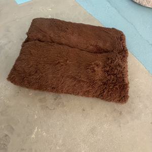 TEMU 특대형 플러시 강아지 침대 소파 고양이 침대 켄넬 매트, 두꺼운 초극세사 폴리에스터 반려동물 패드, 소형, 중형, 대형 고양이와 강아지용 - 귀여운 직사각형 소파, 사계절 고양이 매트
