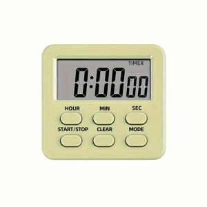 TEMU 듀얼 모드 대형 스크린 다기능 타이머 | 마그네틱 & 휴대용 디자인 | 카운트다운, 알람, 스톱워치, 주방/공부 타이머 | 침실/주방/사무실/헬스장 다용도 사용 | 실용적 & 편리함