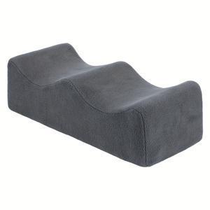 TEMU 침대, 소파, 사무실 의자 또는 리클라이너에서 휴식하거나 수면 중에 다리를 들어 올리고 지지하는 부드럽고 편안한 다기능 하프 롤 다리 베개 - 미끄럼 방지 바닥과 두 개의 고정 탄성 밴드가 특징입니다.