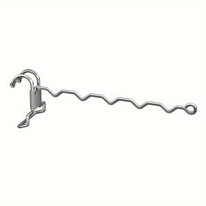 TEMU 침실, 욕실, 사무실, 옷장에 적합한 5개의 분리형 후크가 있는 공간 절약형 독립형 옷걸이. 휴대용 여행, 호텔 및 기숙사에 이상적입니다.