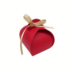 TEMU 50개 빵 모양 캔디 박스, 웨딩 파보어 선물 상자, 핸드메이드 접이식 리본 박스