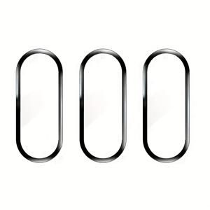TEMU Xiaomi 스마트 밴드 10용 3개입 액정 보호 필름, 스마트워치용 풀 커버리지 복합 필름, 스크래치 방지 및 기포 방지 보호 필름, 초박형 3D 풀 스크린, 친화적인 케이스