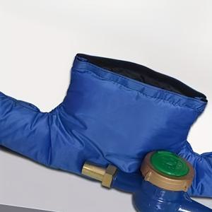 TEMU 1개 겨울용 방한 수량계 커버 - 분리형 야외 파이프 보호기, 압력 진공 차단기 및 역류 방지기에 적합, 혹독한 날씨에 대한 내한성 보호, 겨울 추운 기후 야외 사용에 필수, 겨울 재산 유지에 필수, 야외 보호 커버, 내구성 있는 보호기,헤비듀티 원단,강화 소재,추운 날씨 거주자