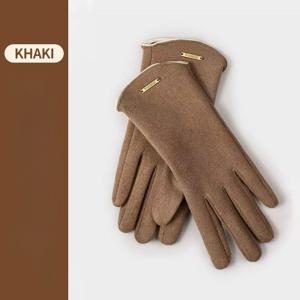 TEMU 여성을 위한 Shengming 따뜻한 장갑 1개, 남성을 위한 2025년 가을/겨울용 뉴 터치 스크린 플리스 스키 야외 사이클링 장갑, 완벽한 휴일 선물