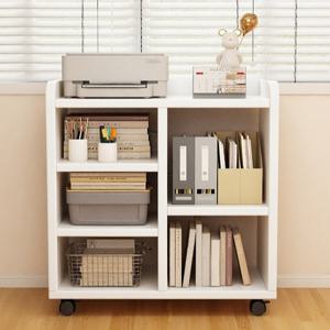 TEMU 바퀴형 이동식 책장 수납선반 다용도 트롤리 수납장 거실 주방 정리 수납 선반 캐비닛 다층 공간 절약형 수납 정리선반