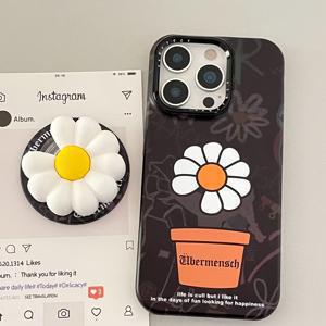 TEMU New G-Dragon 데이지 마그네틱 폰 스탠드, 실리콘 게으른 폰 스탠드, 인스타 스타일, 오리지널 디자인, 아이폰 14, 13, 12, 11, 10, 9, 8, 7, 6, 5, 4, 3, 2, 1, 플러스 매직 디자인 데스크 액세서리 (일상 사용)