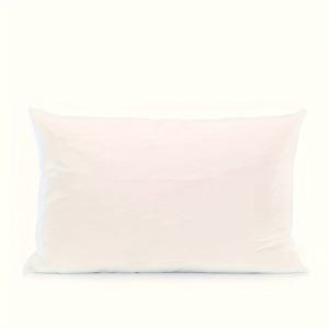 TEMU 1개 부드럽고 폭신한 직사각형 베개, 화이트 베개 속, 고품질 폴리에스터 원단, 피부 친화적이고 통기성 좋은 침구 홈 데코, 다목적 베개 충전재