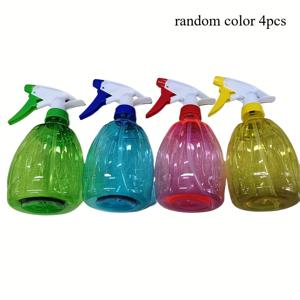 TEMU 4개 세트 500ml 스프레이 병 가드닝 도구 캔디 컬러 핸드 프레셔 스프레이 병 500ml 플라스틱 스프레이 병