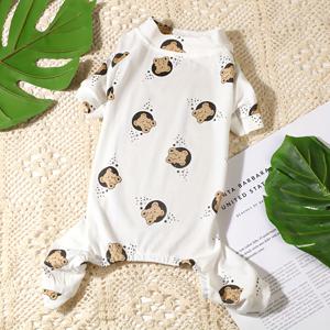 TEMU 풀프린트 곰 스웨트셔츠, 실내외 겸용, 네발 디자인