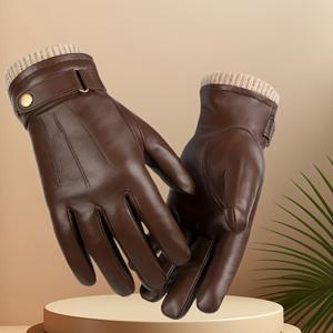 TEMU 2개입 남성용 신상 장갑, 겨울철 장갑, 남성용 겨울 따뜻한 장갑, 스키 사이클 라이딩용 따뜻한 장갑 (운전용)