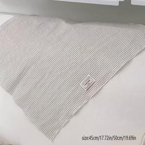 TEMU 블랙 & 화이트 커피 머신 커버 플레이스매트 - 머신용 사각형 테이블, 손세탁 가능, 모던 커피 머신 커버