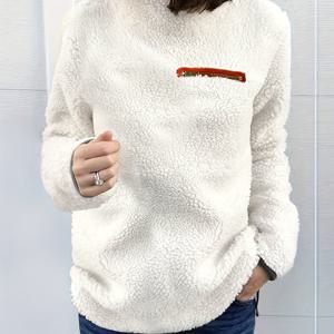 TEMU 가을/겨울 신상 여성 패션 지퍼 하이넥 베이스 레이어 스웨터