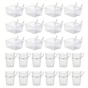 TEMU 1인치 간격의 펩보드용으로 설계된 12개의 작은 보관 상자와 12개의 보관 컵으로 구성된 펩보드 보관 상자 세트입니다. 카테고리별 차고 보관 공간의 부품 보관 상자를 정리하고, 공구 보관 상자로 사용할 수 있습니다.