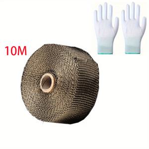 TEMU 유리섬유 배기 랩 - 열 보호 및 방화용 히트 실드 테이프