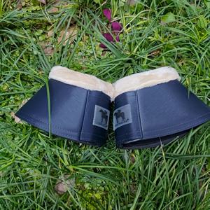 TEMU 말용 벨 부츠, 승마 보호, 경주 및 훈련용 벨 부츠, 발굽의 마찰과 충격을 방지하는 말용 보호 장비. 사이즈: XL L M S