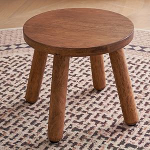 TEMU 1개 모던 라운드 신발장 - 솔리드 하드우드(재생 목재) 제작, 컴팩트 원형 시트 - 다목적 오토만, 스텝 스툴 - 공간 절약형 현관, 거실, 침실, 사무실 장식용 홈 데코|거실장