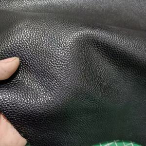 TEMU 블랙 패턴 탑그레인 가죽, 1.5-2.0mm 두께, 지갑, 서류가방, 소파, 스툴용