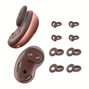 TEMU [8쌍] 갤럭시 버즈 라이브 이어팁 미끄럼방지/먼지방지 이어팁 액세서리 삼성 갤럭시 버즈 라이브 호환 - S/L