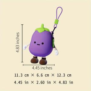 TEMU 귀여운 당근, 양배추, 양파 야채 디자인 스토리지 백 - 미니 코인 파우치 & 이어폰 케이스, 스마트폰, 태블릿 호환|지갑|헤드폰
