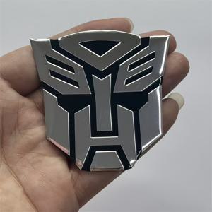 TEMU 공식 라이선스 프라임 & 메탈 로고 스티커 - , 노트북용 재사용 가능한 아이코닉 자동봇/디셉티콘 심볼 - 팬을 위한 내구성 있는 컬렉터블 데칼