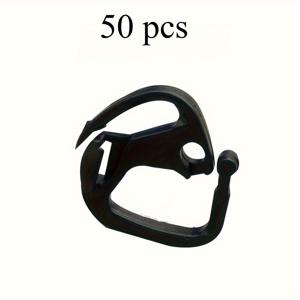 TEMU 50개 내구성 강한 차양망 클립, 방수 타프 클립 - 캐노피, 타프, 휴일 장식용 | 할로윈, 크리스마스, 배경용 조절 가능한 캔버스 고정기 | 다목적 야외 클립, 간편 보관|텐트